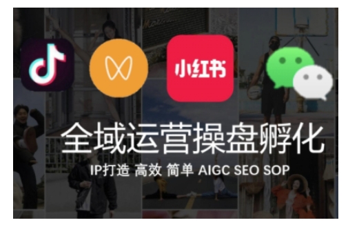 全域运营操盘(抖音+私域+小红书)，IP打造高效简单-第一资源网