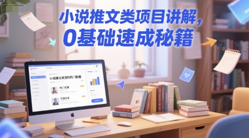 小说推文类项目讲解，0 基础速成秘籍-第一资源网