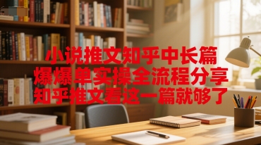 小说推文知乎中长篇爆单实操全流程分享，知乎推文看这一篇就够了-第一资源网