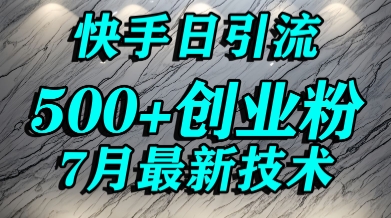 创业粉怎么打？快手精准引流创业粉，宝妈群体日进500+精准流量-第一资源网