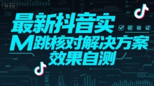 最新抖音实M跳核对解决方案,效果自测-第一资源网