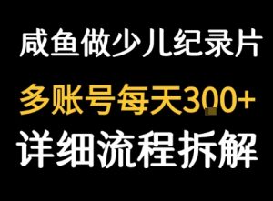 闲鱼卖纪录片1单3块钱 1天几十单-第一资源网