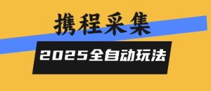 2025携程信息采集全自动玩法，高单价，零人工，全天开干【揭秘】-第一资源网