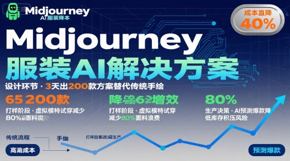 AI在服装领域的运用，使用midjourney做服装辅助企业降低成本-第一资源网